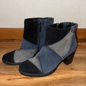 Earth Malta Womens Colorblock Leather Multi-Color- womens size 7